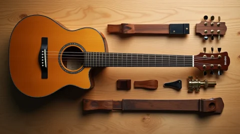 آشنایی با اجزای تشکیلدهنده گیتار