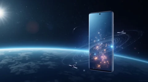 تصویری از ارتباطات ماهوارهای گلکسی S25