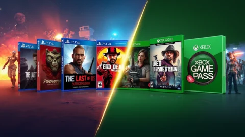 تصویری که مقایسه بازی های اشتراکی و بازی های اورجینال را نشان میدهد.