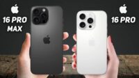 تصویری از گوشی آیفون 16 پرو با آیفون 16 پرو مکس