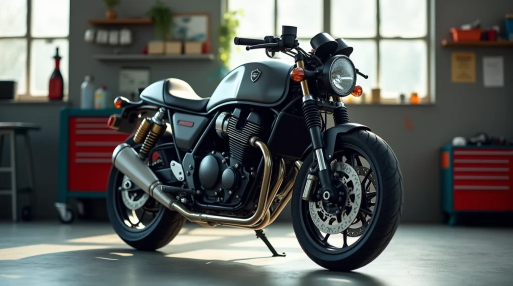 یک موتور سیکلت انژکتوری