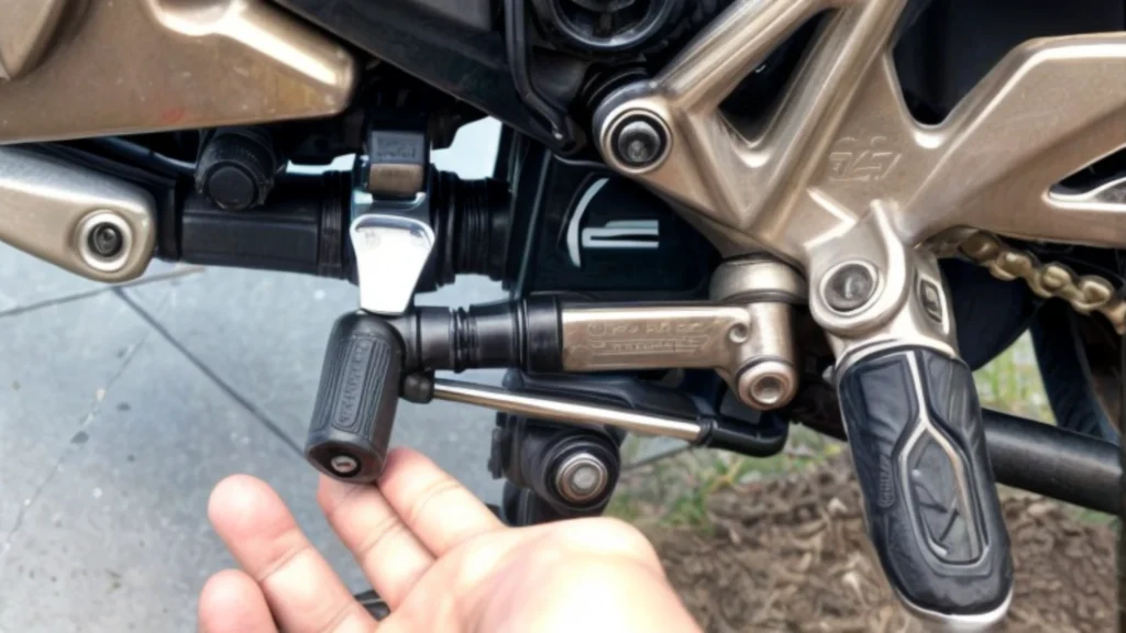 تصویری از دنده موتور سیکلت