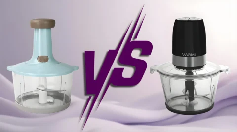 مقایسه دوتا خردکن برقی و دستی