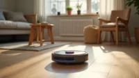 جاروبرقی رباتیک داخل یک خانه