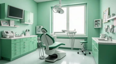 تصویری از تجهیزات دندانپزشکی