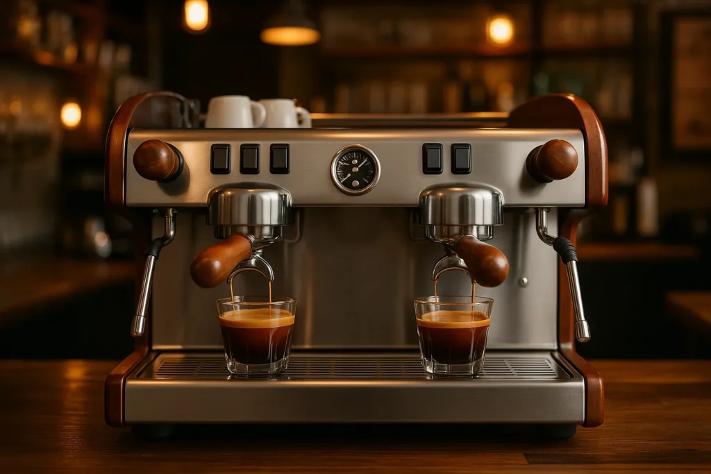 تصویری از اسپرسو ساز صنعتی