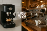 تصویری از اسپرسو ساز صنعتی و خانگی