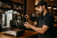 تصویری از بهترین اسپرسو ساز صنعتی و باریستای کافی شاپ