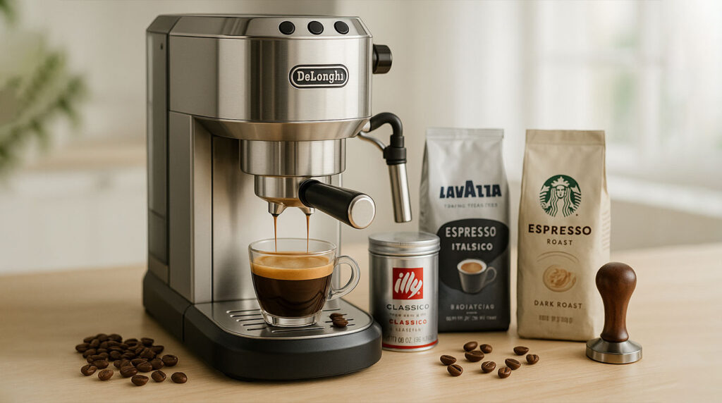 بهترین قهوه برای اسپرسوساز دلونگی