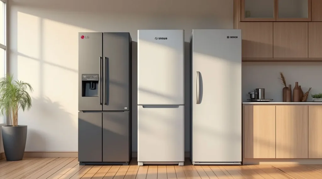 تصویری از بهترین برندهای یخچال فریزر