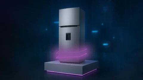 تصویری از یخچال ریزر ارزان قیمت