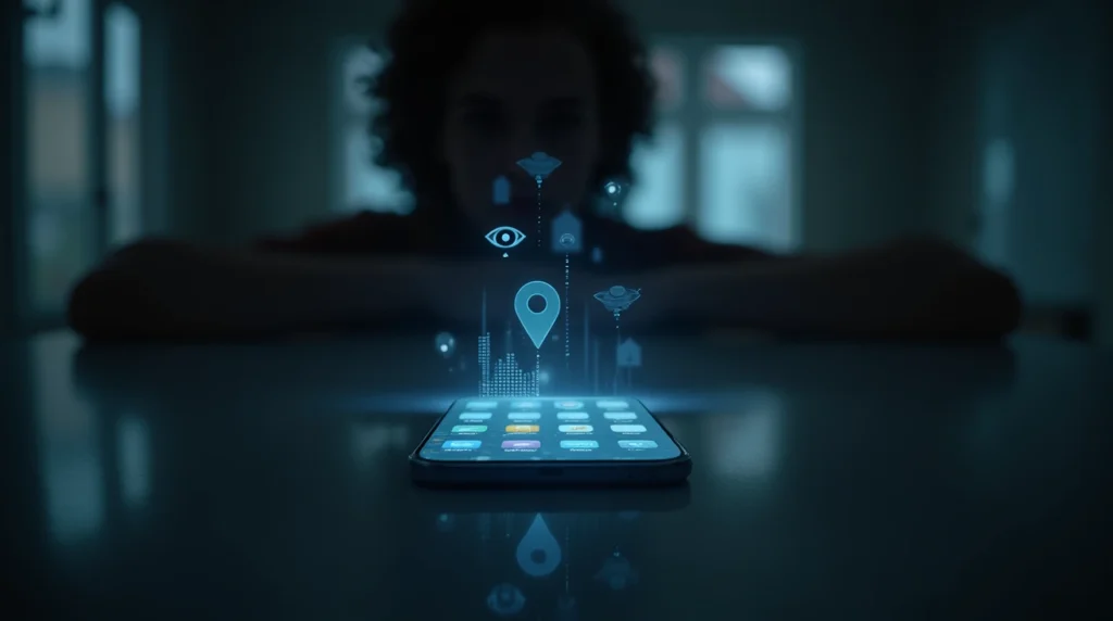 تصویری از ردیابی گوشی با اپلیکیشن‌های اندرویدی
