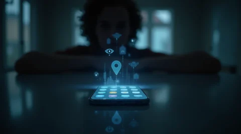 تصویری از ردیابی گوشی با اپلیکیشنهای اندرویدی