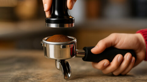 تصویری از یک لولر قهوه