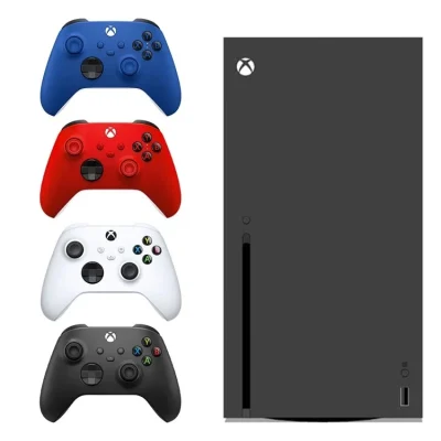 کنسول بازی Xbox مدل X ظرفیت 1 ترابایت همراه با سه دسته اضافه