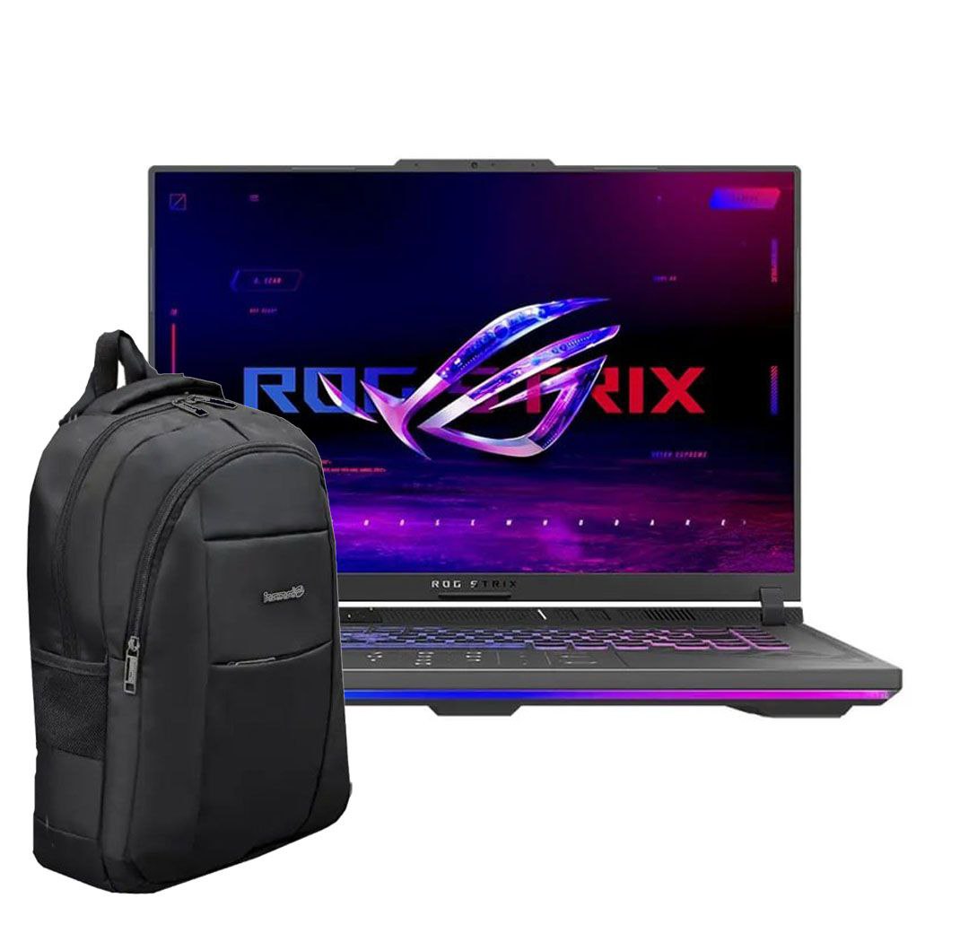 پرفروش ترین لپتاپهای ایسوس بازار 6 لپ تاپ ۱۶ اینچی ایسوس مدل ROG Strix G614jv i7 13650HX 16GB 1TSSD 8g RTX4060 + کوله پشتی