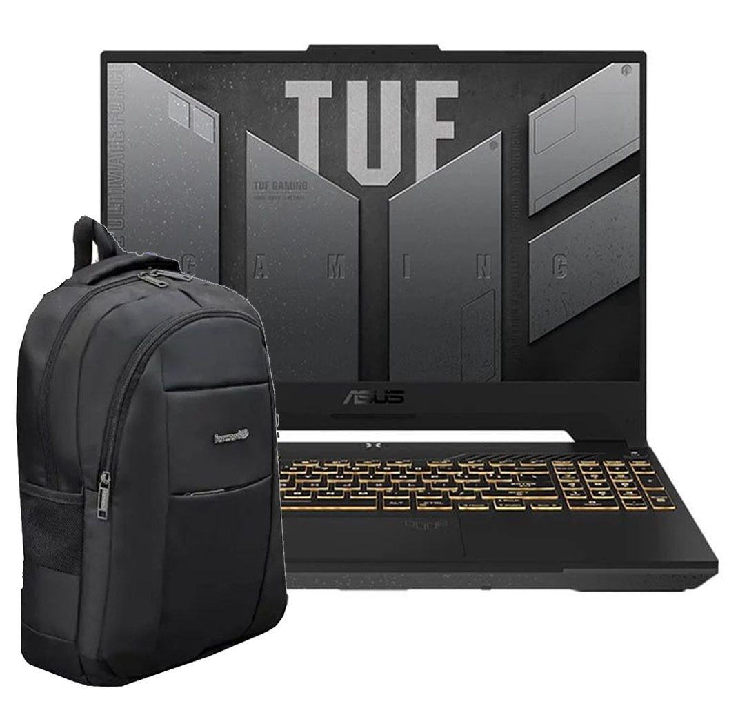 پرفروش ترین لپتاپهای ایسوس بازار 5 لپ تاپ ۱۵.۶ اینچی ایسوس مدل TUF Gaming FX507VV i7 13620H 16GB 1Tssd 8G RTX4060 + کوله پشتی