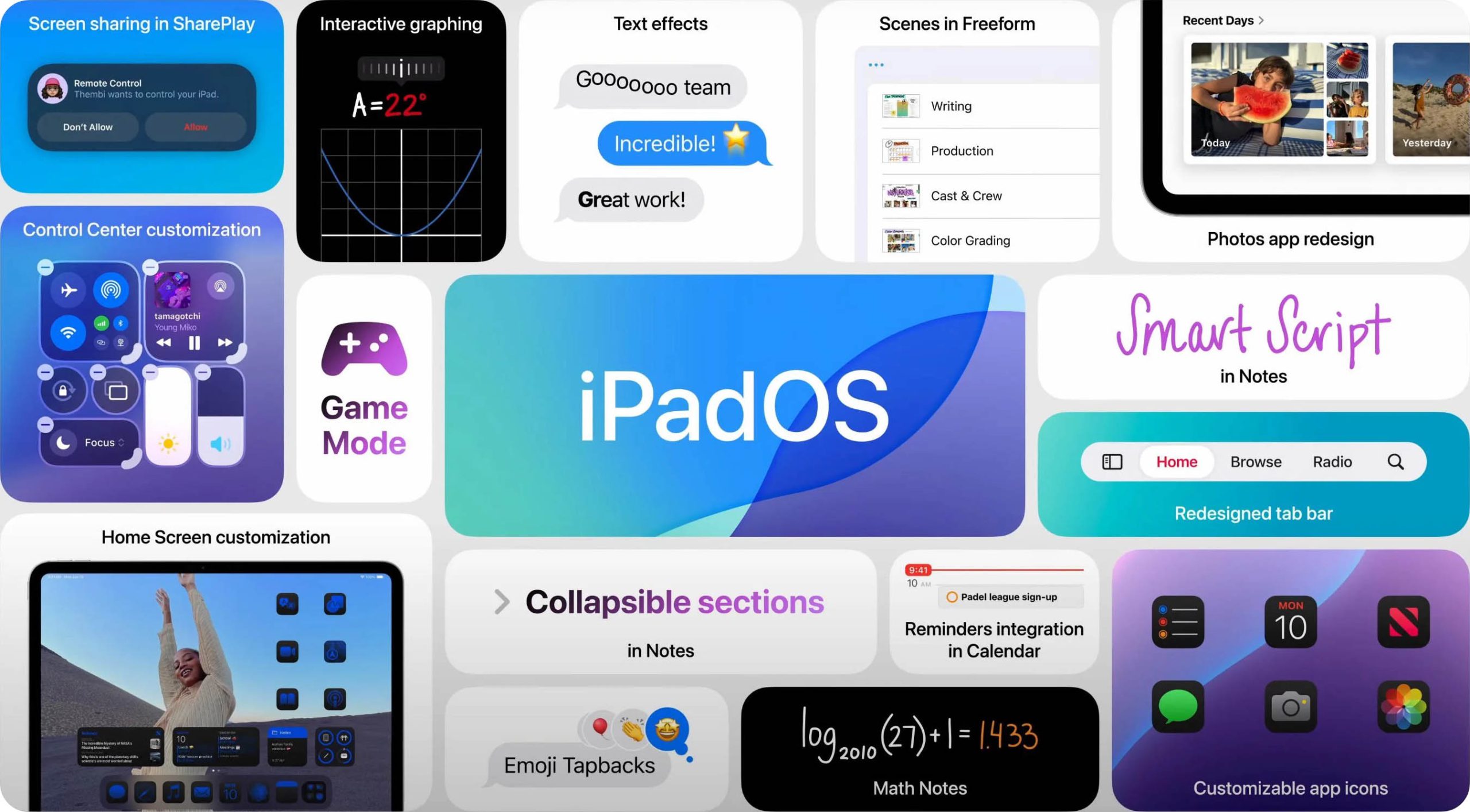 معرفی iPadOS 18 در مراسم WWDC 2024 اپل
