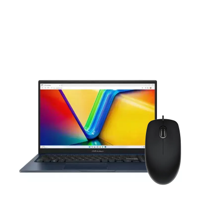 لپ تاپ 15.6 اینچی ایسوس مدل Vivobook F1504VA i3 1315u 8GB 512SSD به همراه ماوس