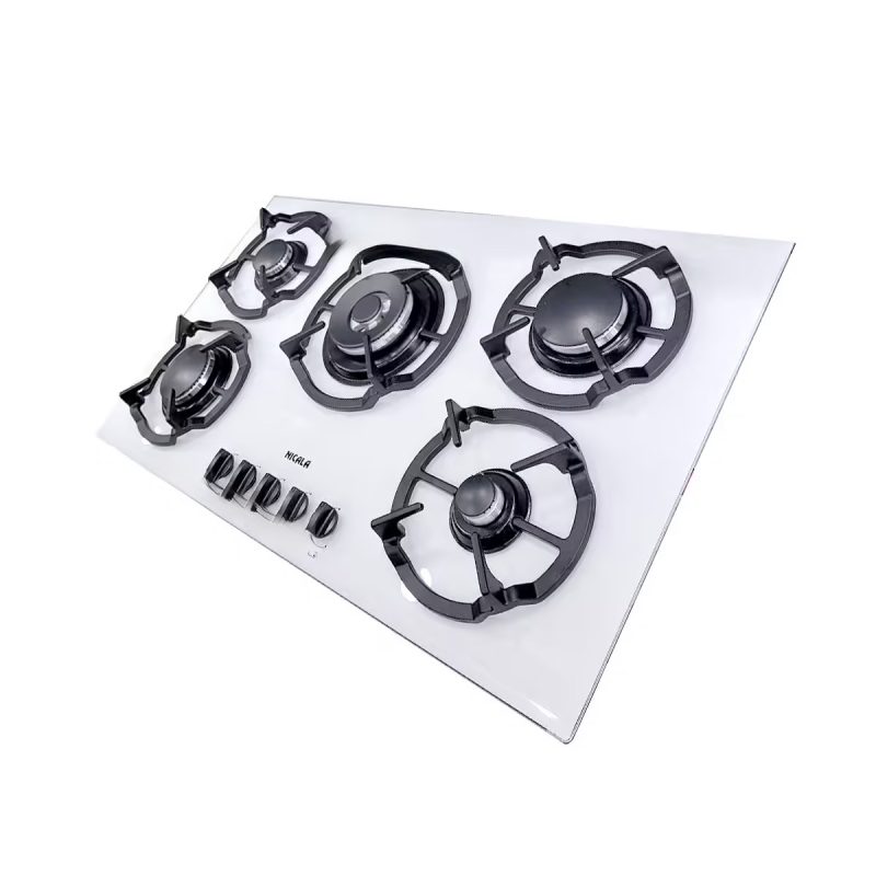 نيک کالا اجاق صفحه GGH-304/3 سفيد شيشه ای پلوپز وسط