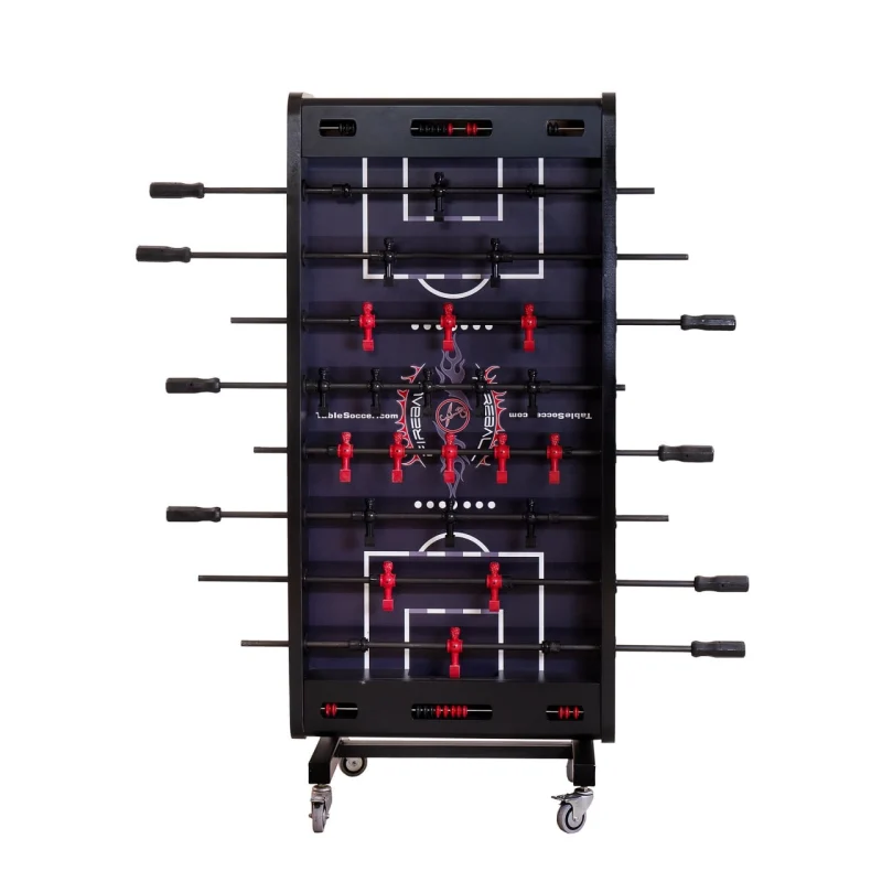 فوتبال دستی چرخدار تاشو طرح فایربال(تمام MDF) ایستاده
