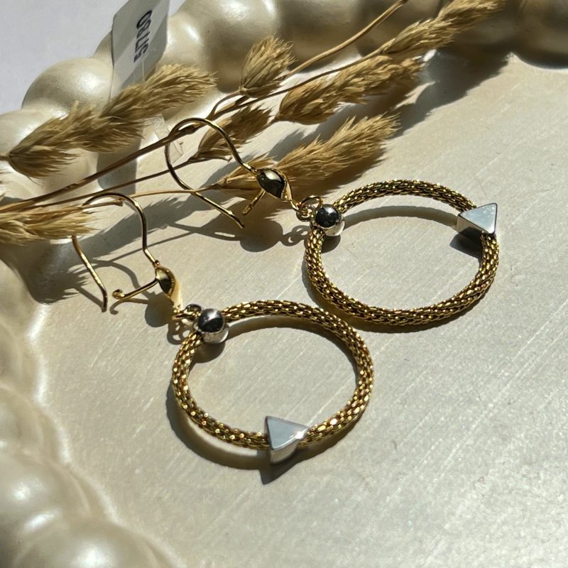 گوشواره طلا سری فرد طرح شوآف